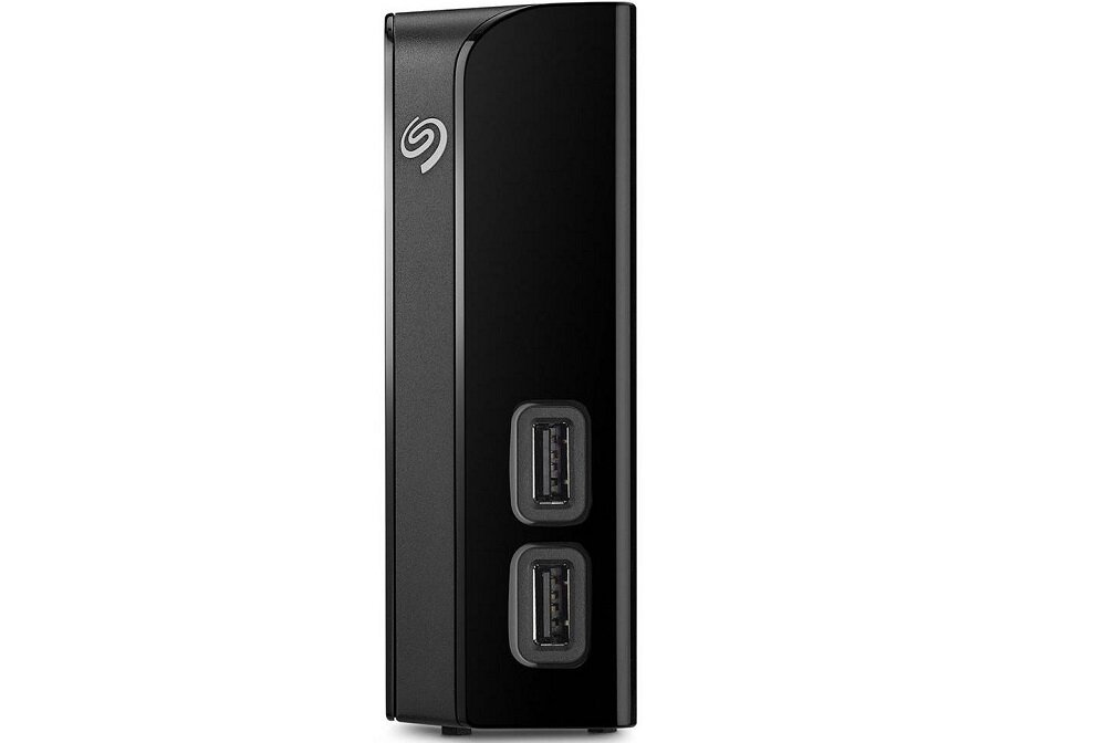 Dysk SEAGATE Backup Plus Hub 6TB HDD - interfejs USB 3.0 szybki transfer danych prędkość zapisu odczytu 160 Mb/s prędkość obrotowa 7200 obr/min