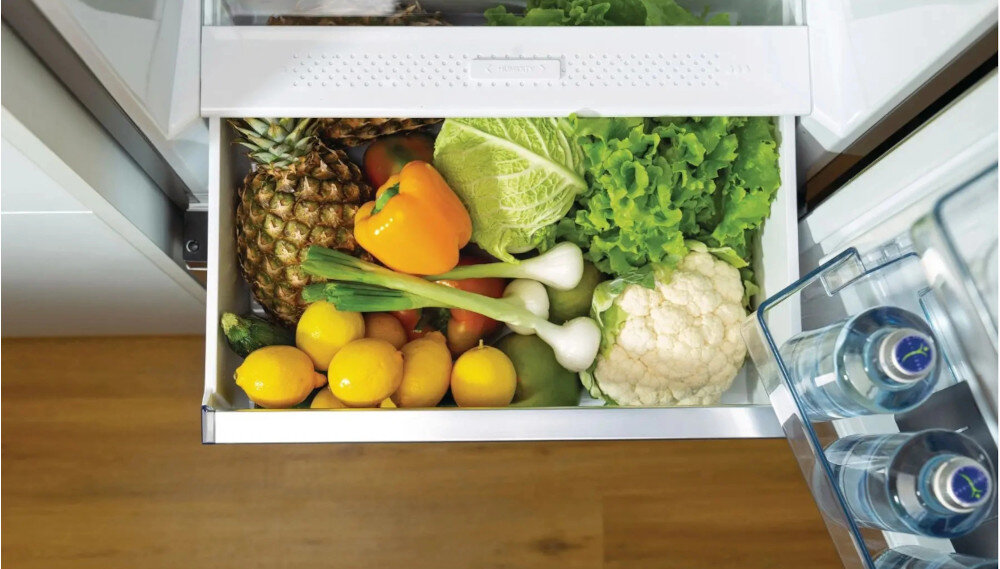 LODÓWKA GORENJE R619EAW6 szuflada świeżości niska temperatura automatyczna kontrola wilgotności Technologia SmartHumidity usuwanie wilgoci dłuższa świeżość