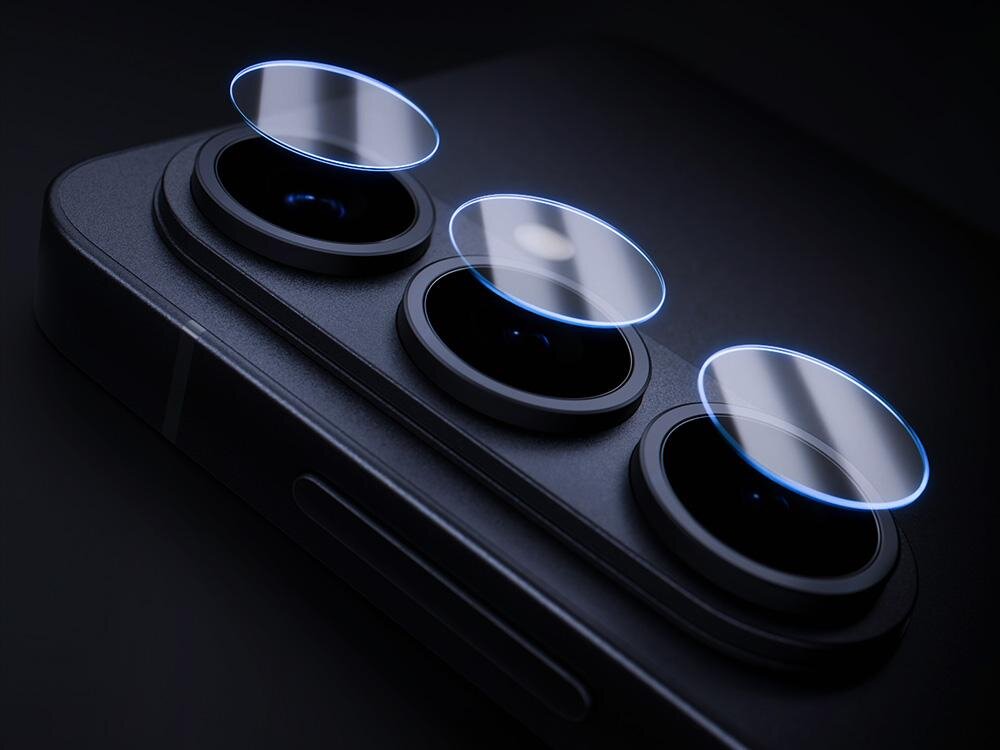 3MK Hardy Fusion Lens Protection powłoką oleofobową odpychanie cząsteczek tłuszczu, wilgoci oraz innych uciążliwych zabrudzeń - szkła ochronne nad aparatem