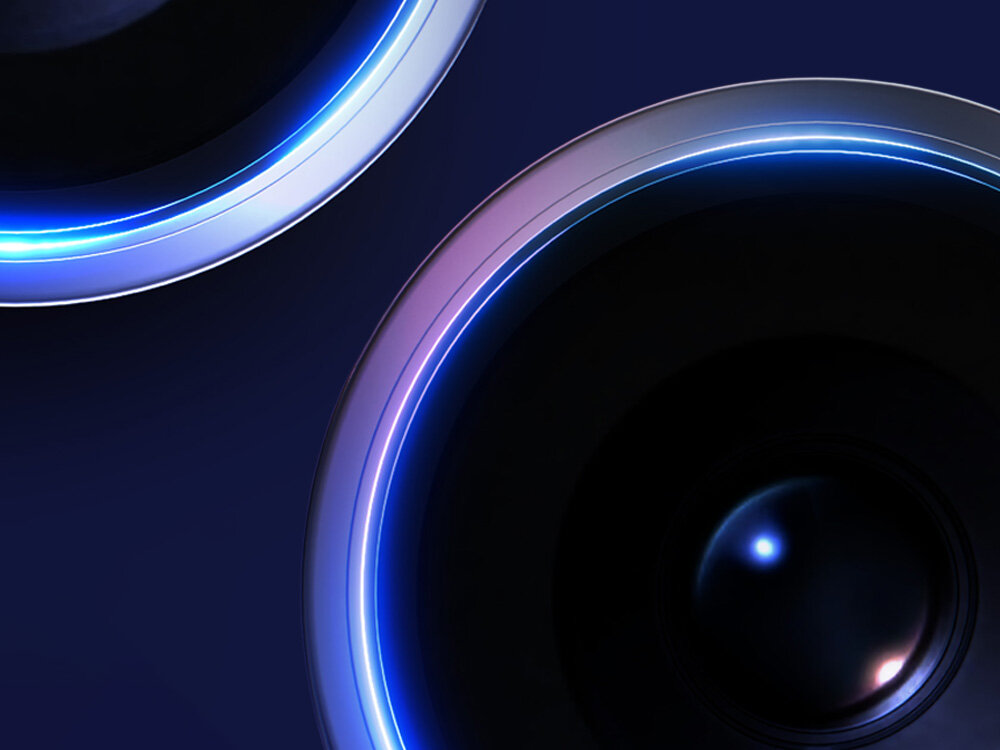 3MK Hardy Fusion Lens Protection cztery kompletne zestawy zabezpieczające proces montażu przebiega szybko technologii eliminacji pęcherzyków powietrza bez użycia skomplikowanych narzędzi - zbliżenie na krawędzie aparatów