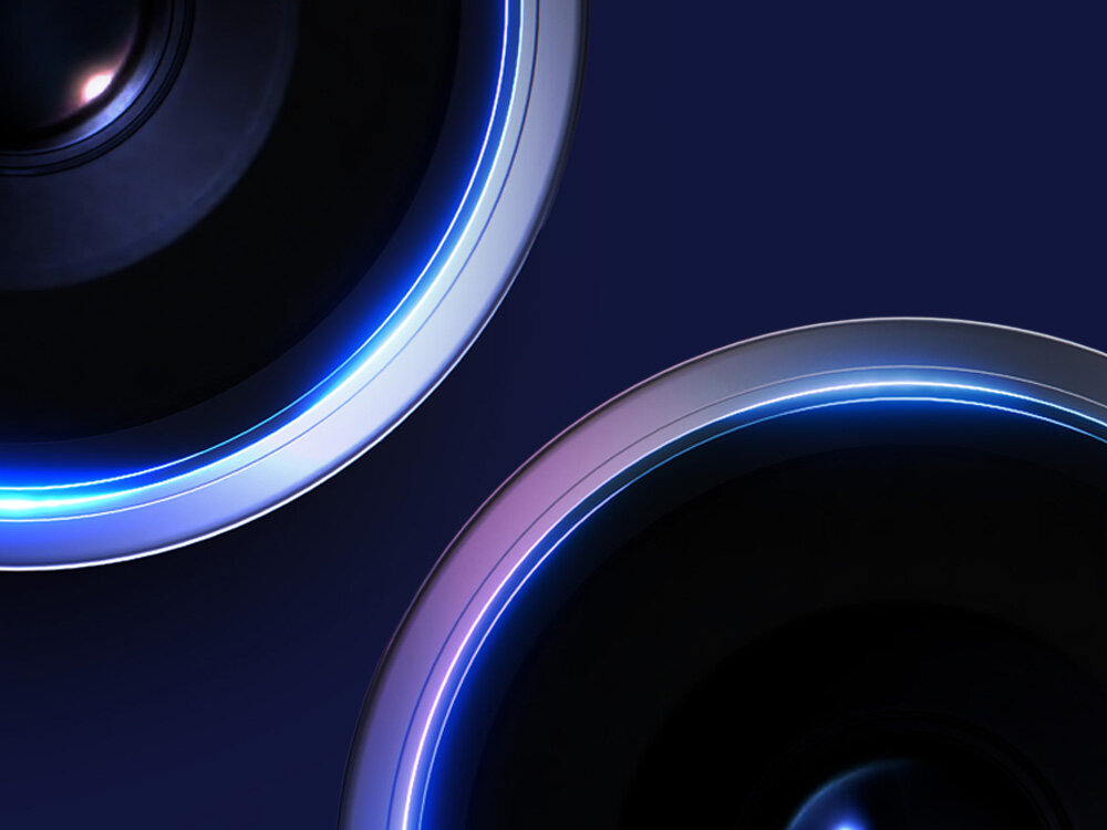 3MK Hardy Fusion Lens Protection cztery kompletne zestawy zabezpieczające proces montażu przebiega szybko technologii eliminacji pęcherzyków powietrza bez użycia skomplikowanych narzędzi - zbliżenie na krawędzie aparatów