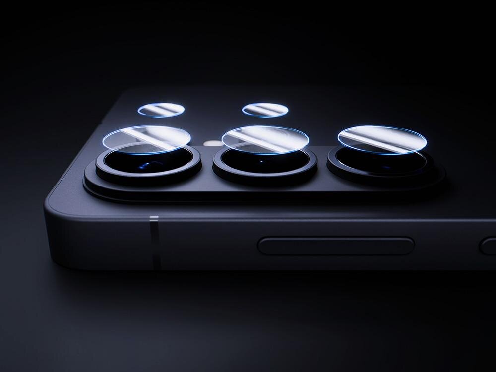 3MK Hardy Fusion Lens Protection grubością na poziomie około 0,39 mm smukła budowa niedostrzegalna dla oka dopasowanie do kształtu aparatów - soczewki lewitująca nad aparatem