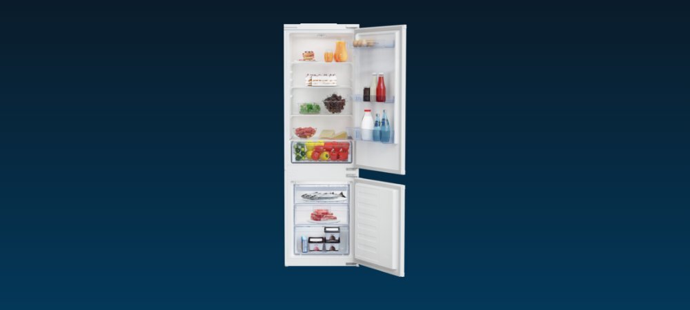 LODÓWKA BEKO BCSA285K4SN wizualizacja