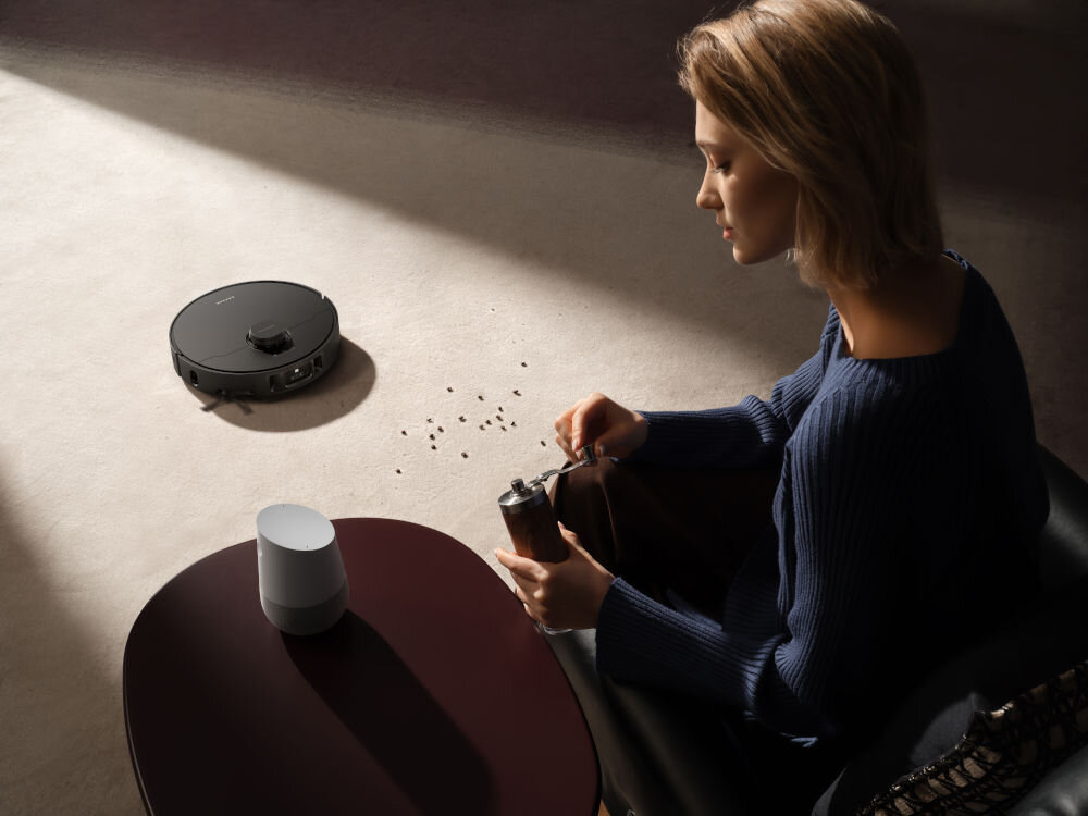 Robot sprzątający DREAME L40S Pro Ultra Czarny robot sprzatający dywan siła ssania do 19 000 Pa silnik turboforce skuteczność sprzątania