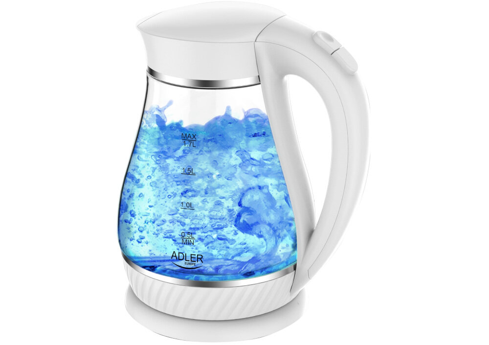Czajnik ADLER AD 1274 Praktyczność wygodny uchwyt podstawka obrotowa