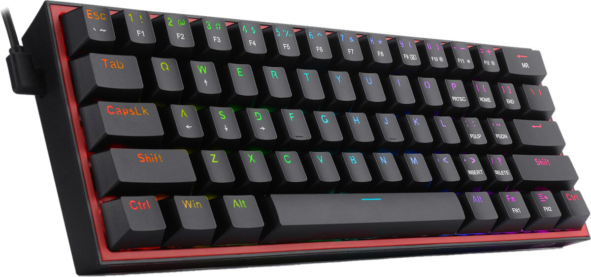 Klawiatura REDRAGON K617 Fizz RGB kompaktowa konstrukcja
