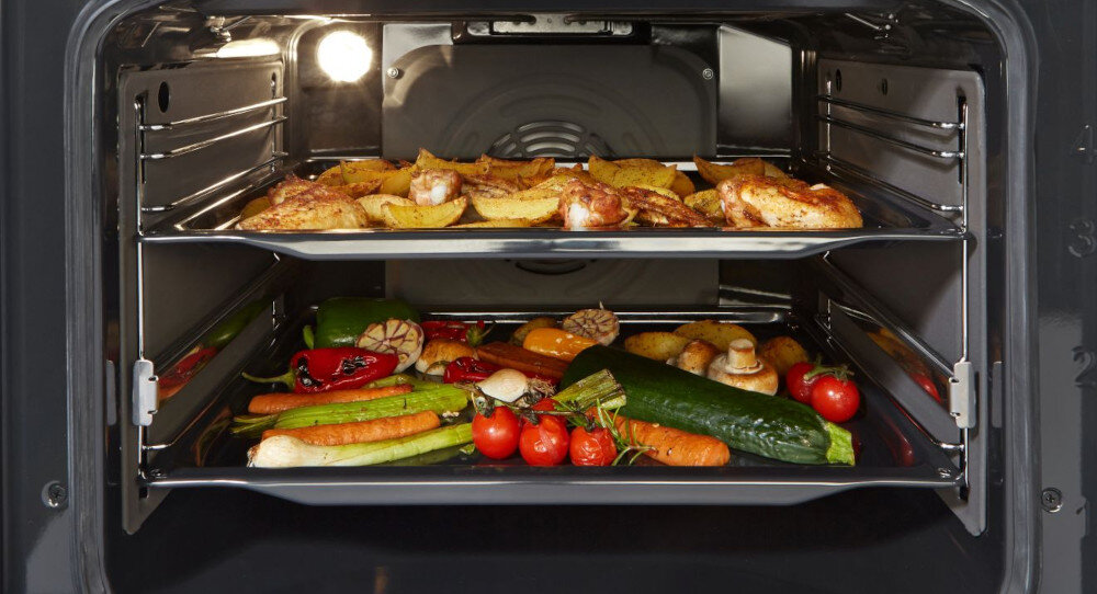 KUCHNIA GORENJE MEKS5121WM BigSpace XXL Innowacyjna konstrukcja większa przestronność równomierne przygotowanie potraw wszystkie poziomy