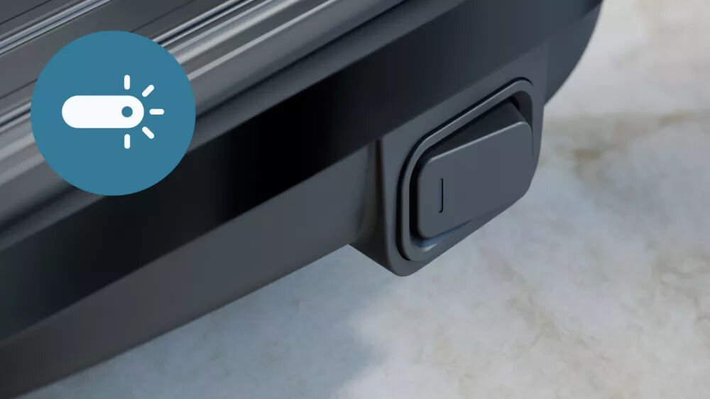 Opiekacz PHILIPS HD2350/80 przycisk włącz wyłącz diody