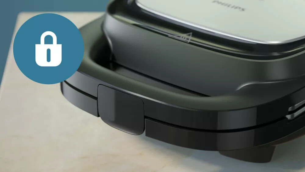 Opiekacz PHILIPS HD2350/80 szczelne zamknięcie trójkątne kanapki