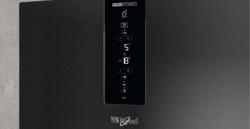 LODÓWKA WHIRLPOOL W7X 81I W wyświetlacz wewnątrz