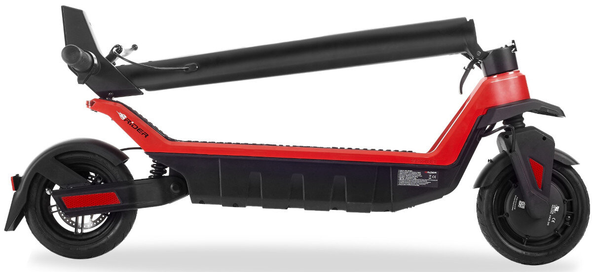 Hulajnoga elektryczna RIDER RS Sport Czarno-czerwony skladanie waga