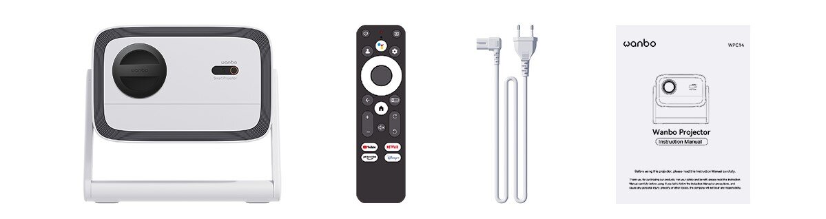 WANBO Vali 1 projektor zestaw