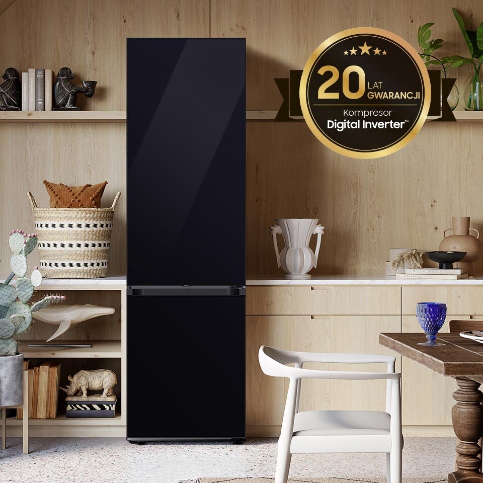 Dostępna w Media Expert lodówka Samsung RB38C6B2E22 posiada 20-letnią gwarancję na kompresor