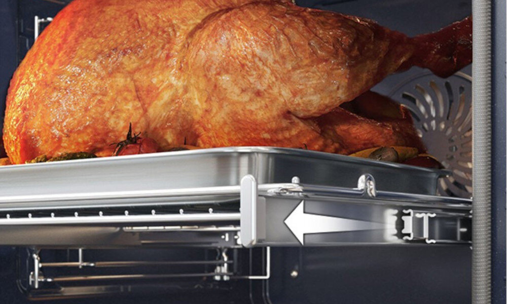 PIEKARNIK SAMSUNG NV7B6665IAA prowadnice teleskopowe łatwe stabilne