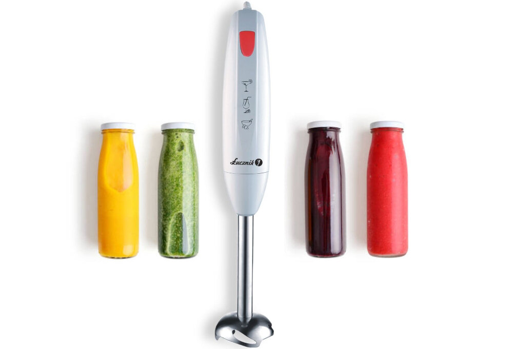 Blender ŁUCZNIK JK 200 A Zasilanie sieciowe moc 200 W skuteczne miskowanie blendowanie rozne potrawy