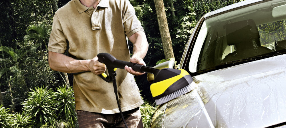 Szczotka KARCHER WB 150 2.643-237.0 miękkie włosie obracająca się płaska dysza
