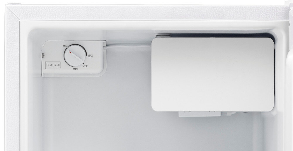 LODÓWKA GORENJE R44E4W4 Prosta kontrola temperatury sterowanie mechanicznie pokrętło kontrola temperatury ustawienia poziom chłodzenia