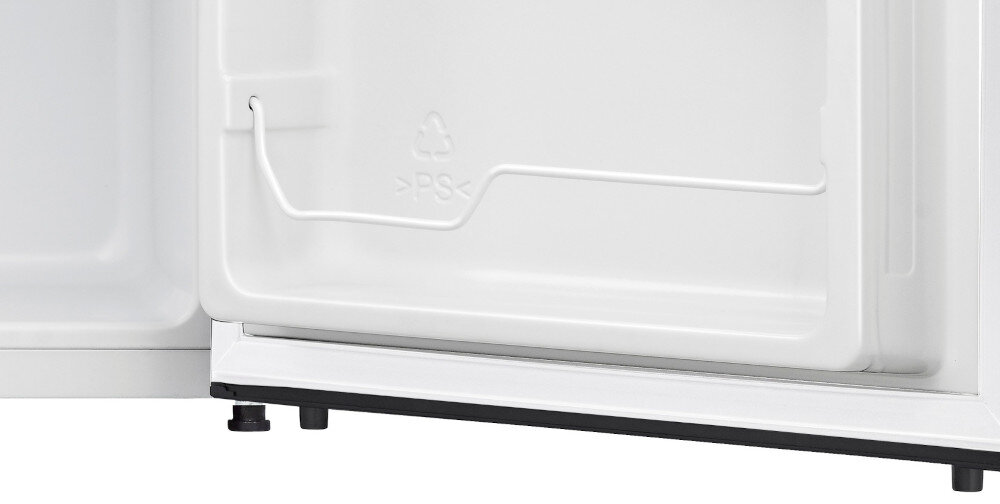 LODÓWKA GORENJE R44E4W4 regulowane nóżki dostosowanie wysokości urządzenia stabilność równa powierzchnia precyzyjne wypoziomowanie