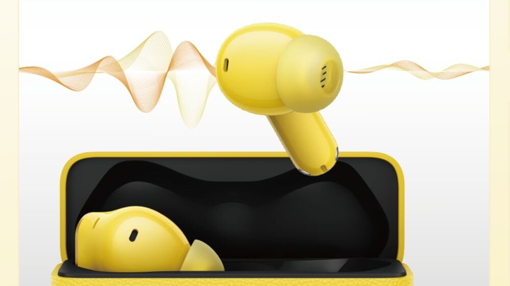 Słuchawki dokanałowe REALME Buds T500 Pro ANC redukcja szumów 50 dB sześć mikrofonów AI tryb MindFlow relaks koncentracja