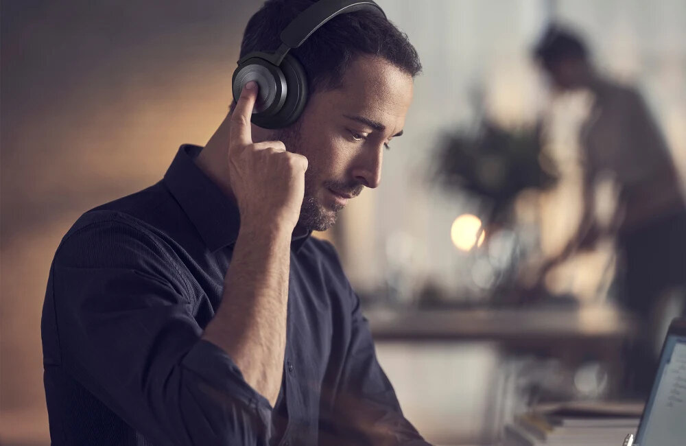 SŁUCHAWKI BLUETOOTH BANG&OLUFSEN BEOPLAY HX ANC NAUSZNE CZARNE pasmo przenoszenia brzmienie