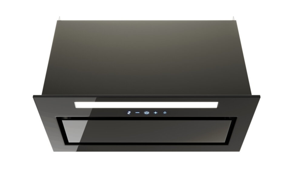 Okap GLOBALO Loteo 60.2 Plus Czarny - Oświetlenie