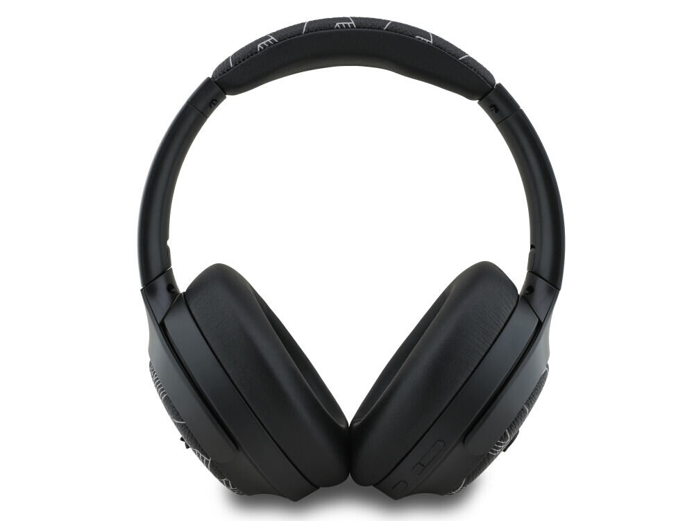 Słuchawki nauszne Lacoste The Blend ANC, redukcja hałasu, mikrofon, Bluetooth, Hands-Free Calling, Voice Assistant, słuchawki nauszne od frontu na białym tle