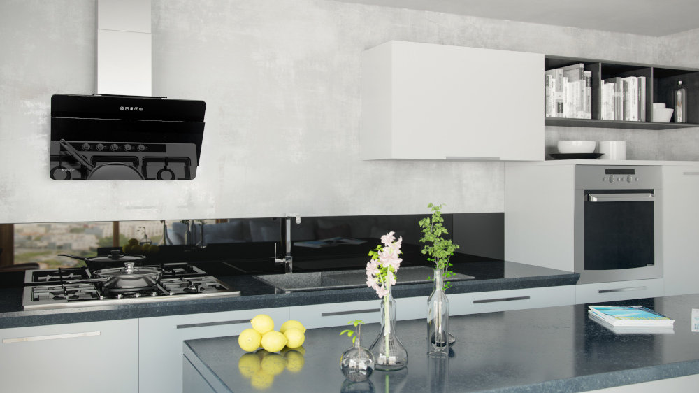 Okap GLOBALO Merto 60.2 Eko Max Czarny - Tryby Pracy