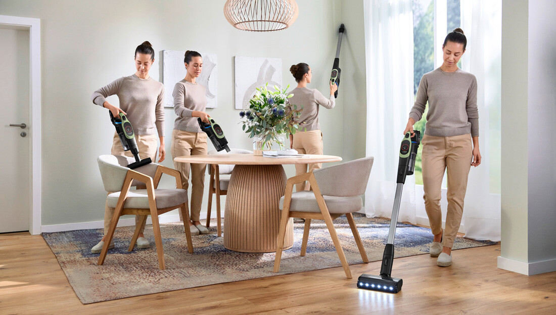 Odkurzacz BOSCH Unlimited 9 BCS931TQC Sprzątanie bez wysiłku Maksymalna wygoda i wszechstronność konstrukcja Quick Stand ułatwia korzystani przycisk zwalniający szybkie odłączenie elektroszczotki od rury maksymalny komfort sprzątania