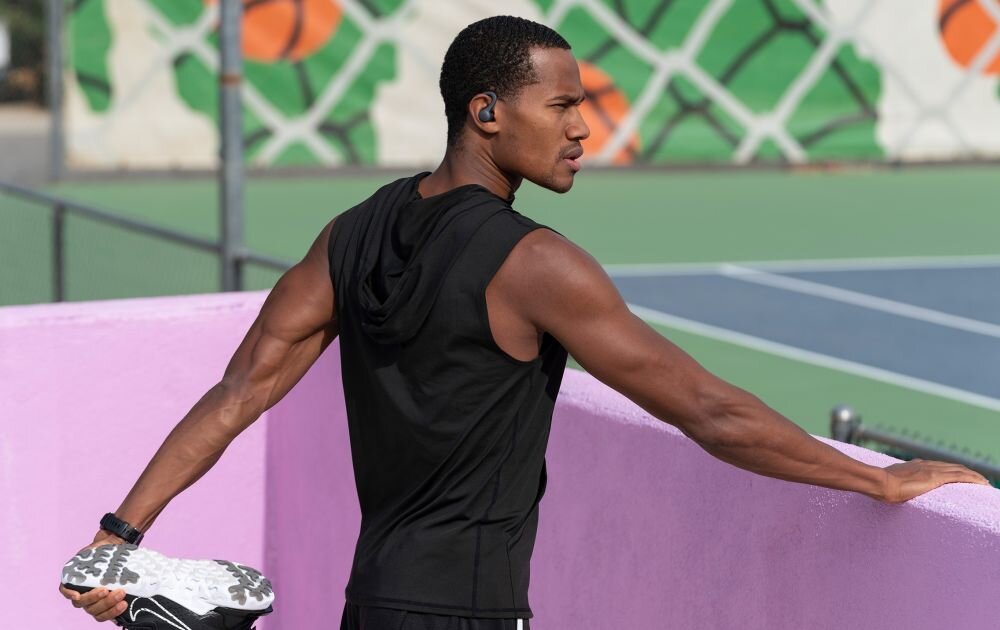 Słuchawki dokanałowe JLAB Go Air Sport 2 moc parowanie lacznosc polaczenie mikrofon mems