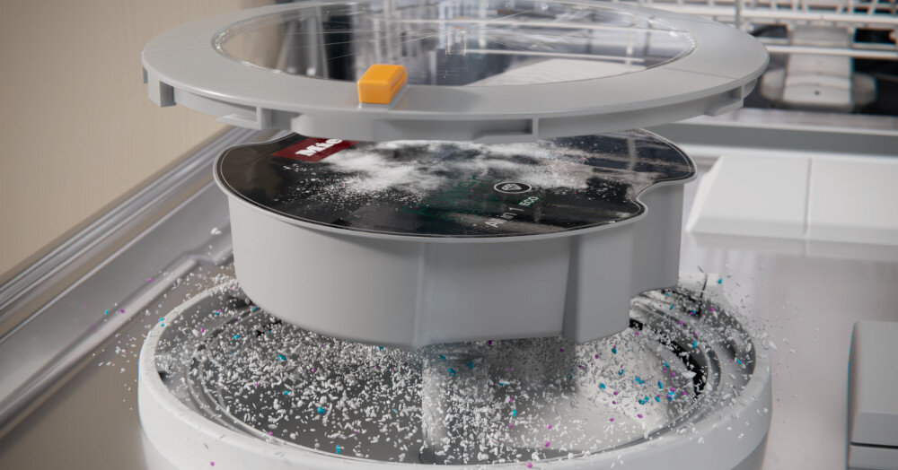 ZMYWARKA MIELE G 7191 SCVI AutoDos PowerDisk system dozowanie dozowanie granulat