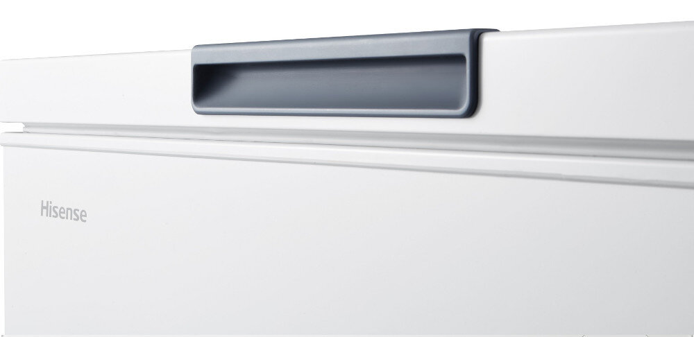 ZAMRAŻARKA HISENSE FC386D4AWLYE Zintegrowany uchwyt otwieranie zamykanie lekko łatwo