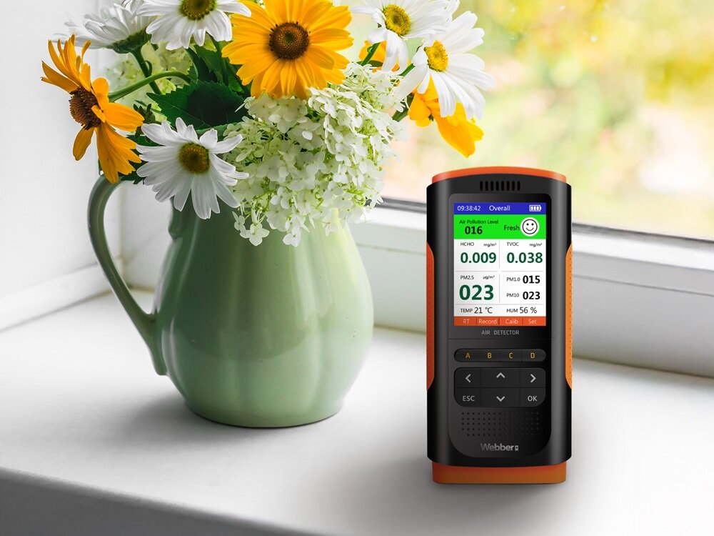 Miernik jakości powietrza WEBBER UP900 kv początek opisu