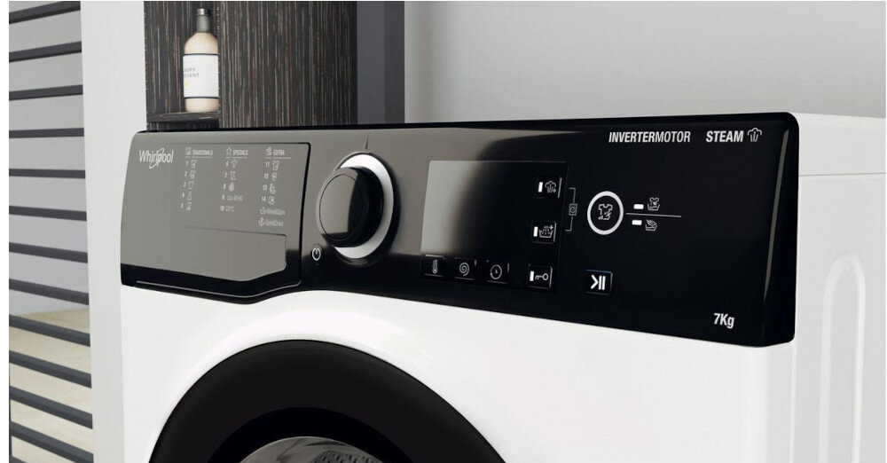 Pralka WHIRLPOOL WRSB 7238 BB EU 7kg 1200 obr poziom zabrudzenia