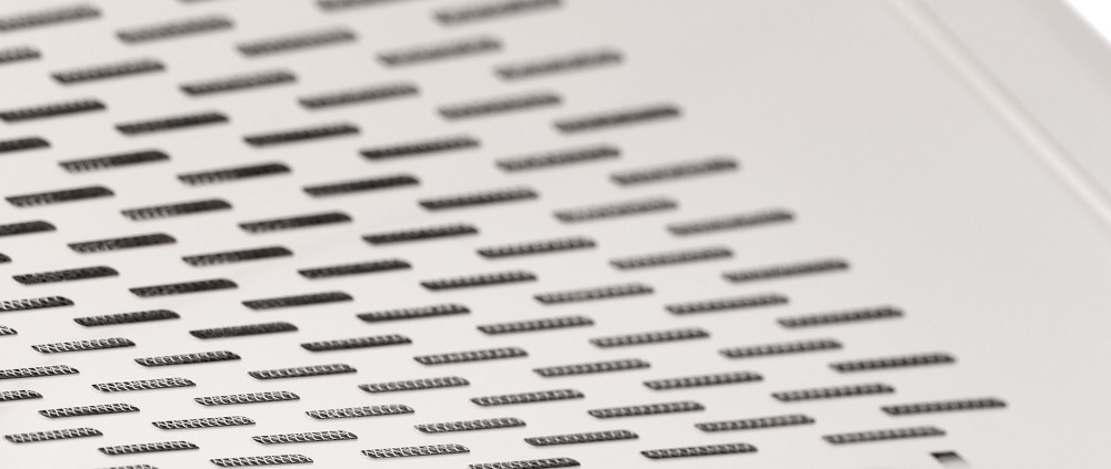 Okap VDB Slim PL 50 Biały filtr aluminiowy przeciwtłuszczowy