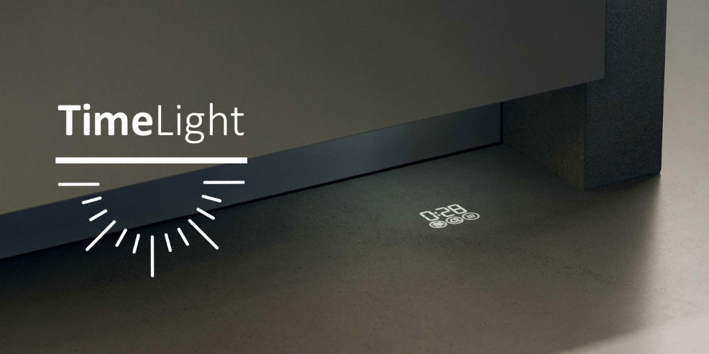 Zmywarka HAIER XYNERGY XS 63A4M4B Ramię X-spray Pompa ciepła A-30% TimeLight Prowadnice teleskopowe wyświetlacz podłogowy time light postęp programu informacja o końcu zmywania