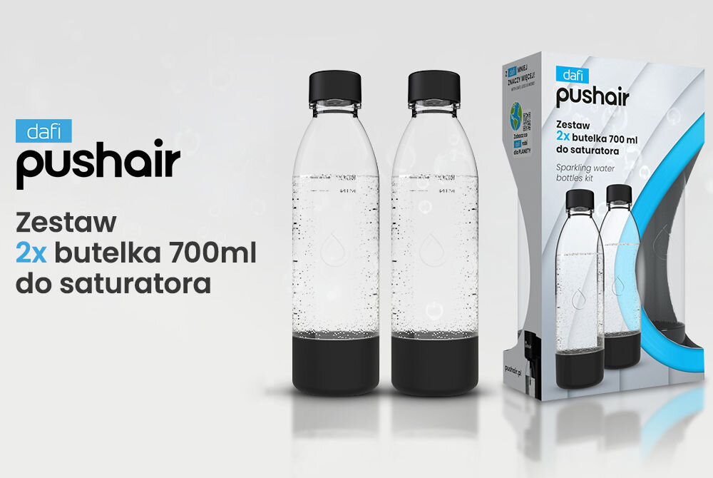 Butelka DAFI PushAir (2 sztuki) elementy zestaw