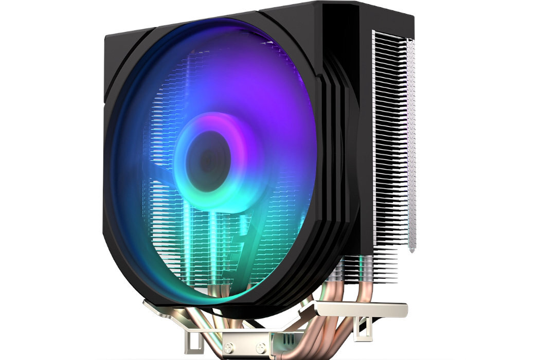 CHŁODZENIE CPU ENDORFY Huracan ARGB X130  cichy budowa