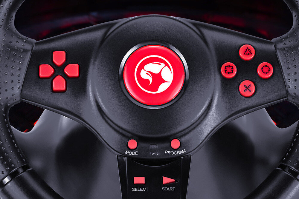 MARVO GT-903 Onaga 30 programowalne funkcje pedałów gazu i hamulca zmiany biegów do przodu i do tyłu - zbliżenie na przyciski