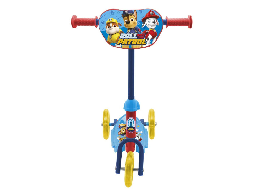 Hulajnoga dla dzieci NICKELODEON Psi Patrol Baby 34015 Boys prosty mechanizmem kierowania pochylenia ciala we wlasciwa strone