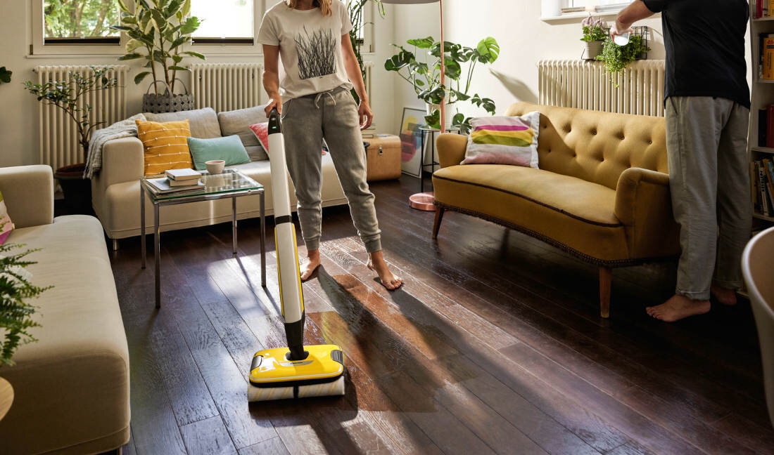 Mop elektryczny KARCHER FC 7 Cordless 1.055-730.0 dwa zbiorniki