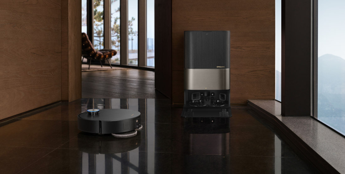 Robot sprzątający DREAME X50 Ultra Czarny Łatwa konserwacja czystość Płyta AceClean™ DryBoard szybkie czyszczenie mopa