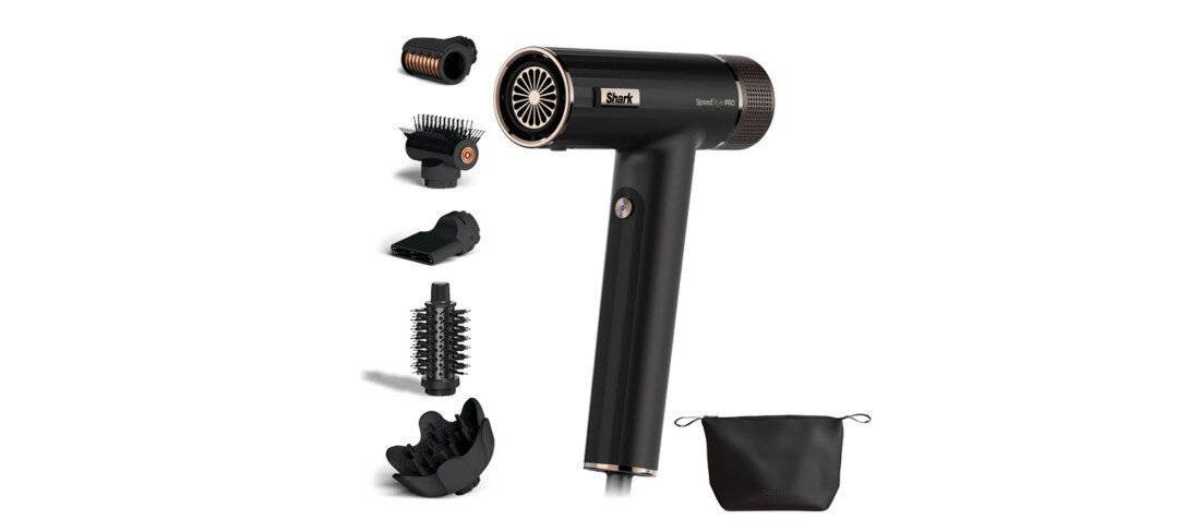 Suszarka SHARK HD752EU SpeedStyle Pro Czarny 1750 zestaw akcesoria komplet wyposażenie