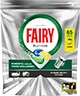 Opakowanie kapsułek do zmywarki z logo \'FAIRY Platinum\' i napisem \'65 kapsułek\'.