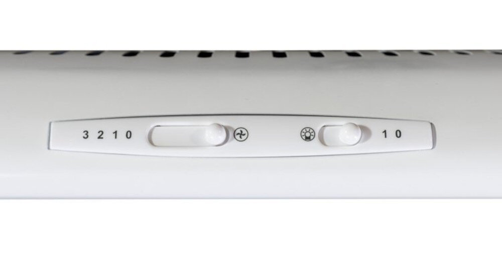 Okap VDB Plus Biały 50 sterowanie stopnie pracy