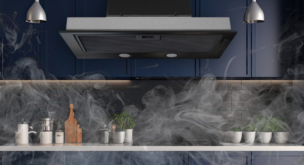 OKAP FINLUX FE-63BSAB cichy wydajność kolor czarny blach proszkowa turbina