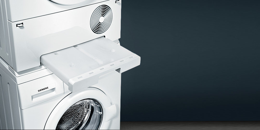 Suszarka SIEMENS WT45W561PL - Łącznik z wysuwaną szufladą