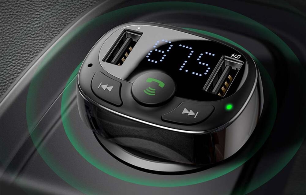 Transmiter FM BASEUS CCTM-01 konstrukcja elementy kompatybilnosc chip