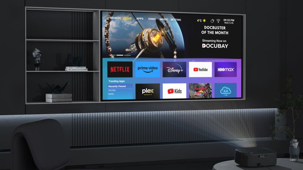 Projektor MANTA MultiVision Pro wygoda obsluga seans