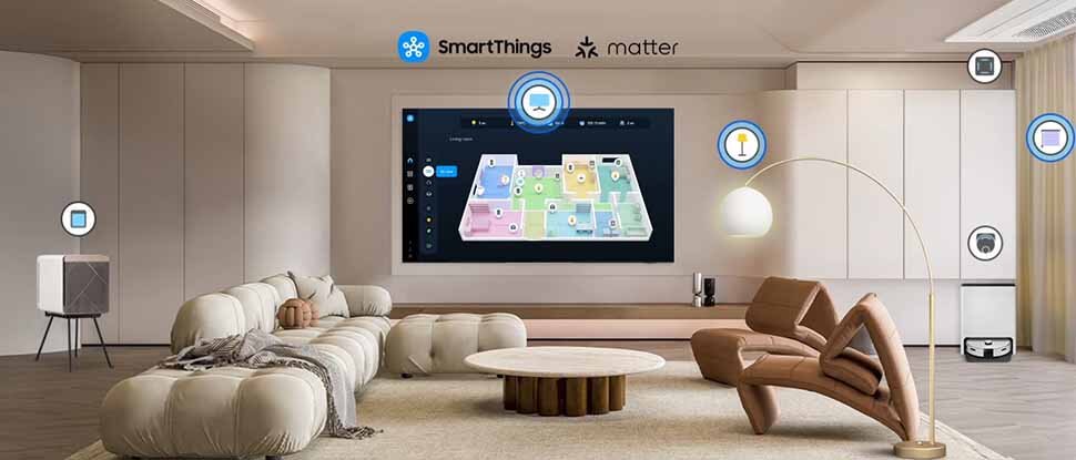 smartthings smartthings pc w Telewizorze OLED S85F 4K dostępny w sklepach Media Expert