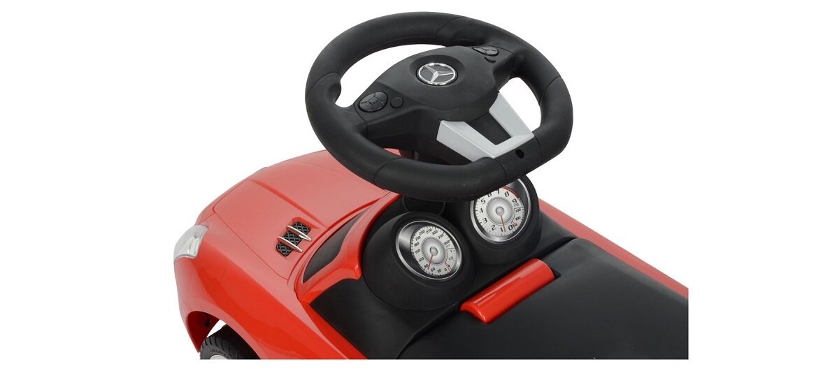 Jeździk BUDDY TOYS Mercedes Dźwięki melodie kierownica baterie